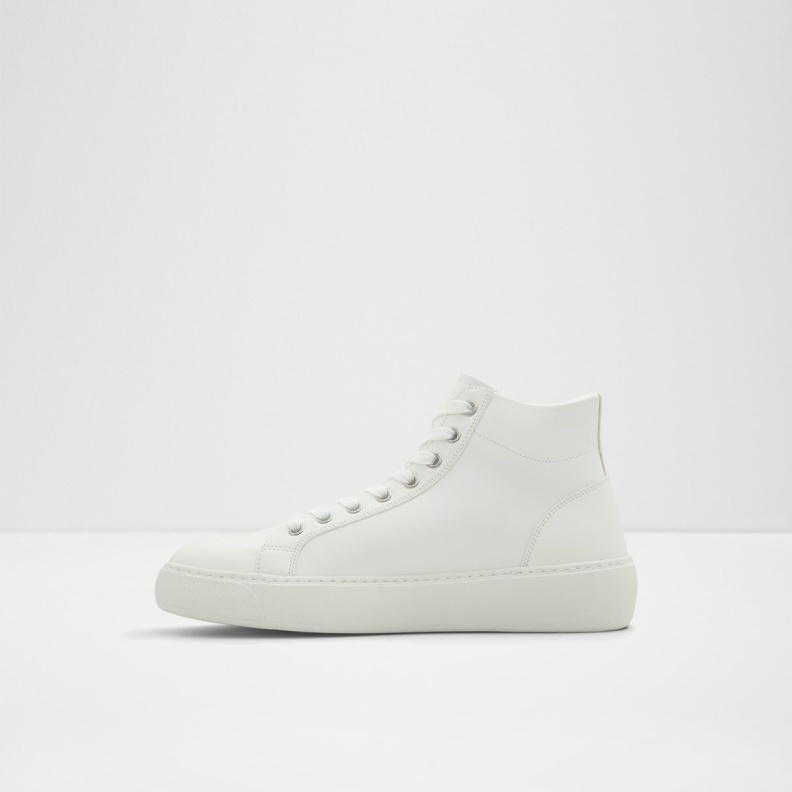 White Fashion Aldo Alpha High Top Sneaker Cup Sole
