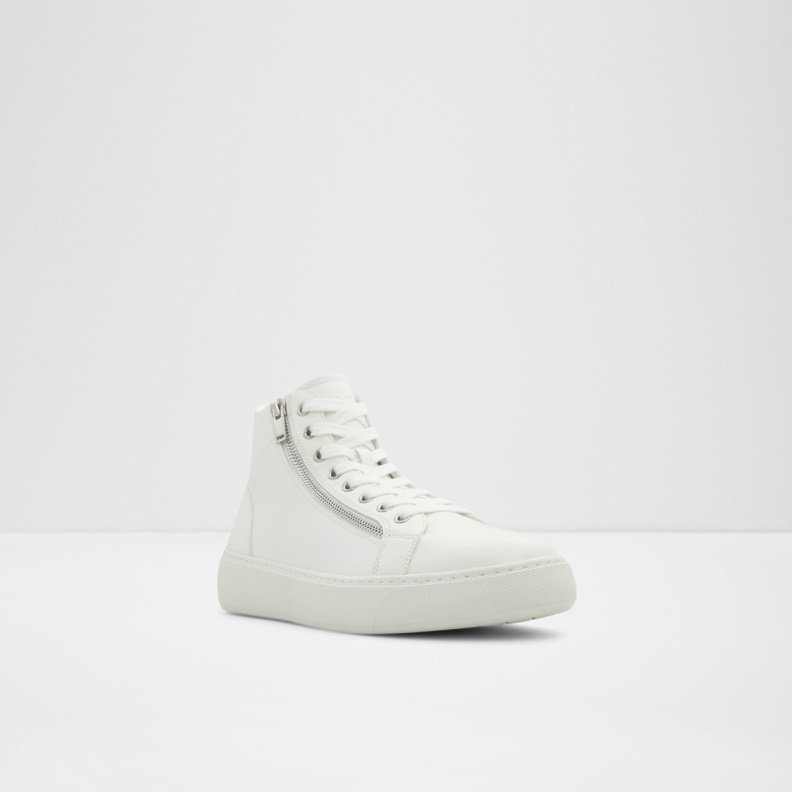 White Fashion Aldo Alpha High Top Sneaker Cup Sole
