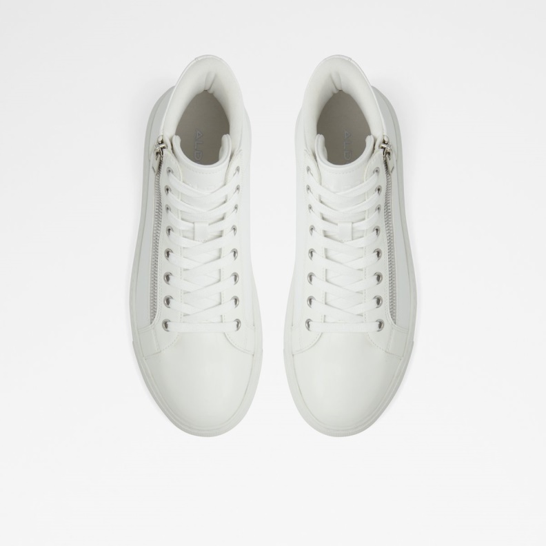 White Fashion Aldo Alpha High Top Sneaker Cup Sole