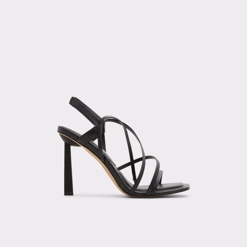 Aldo Black Fashion Amilia Strappy Heeled Sandal