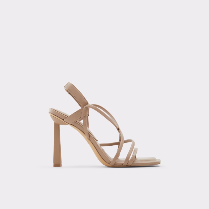 Fashion Gray Amilia Strappy Heeled Sandal Aldo