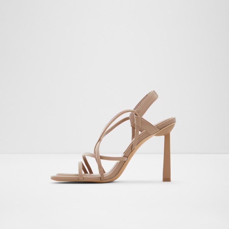 Fashion Gray Amilia Strappy Heeled Sandal Aldo