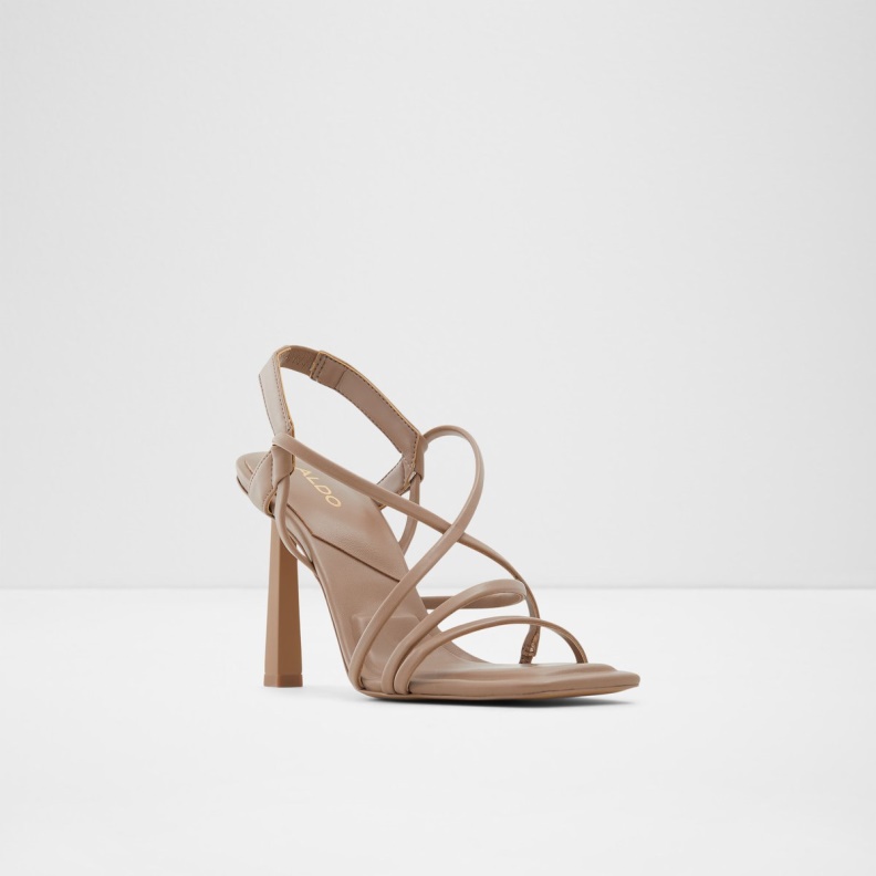 Fashion Gray Amilia Strappy Heeled Sandal Aldo