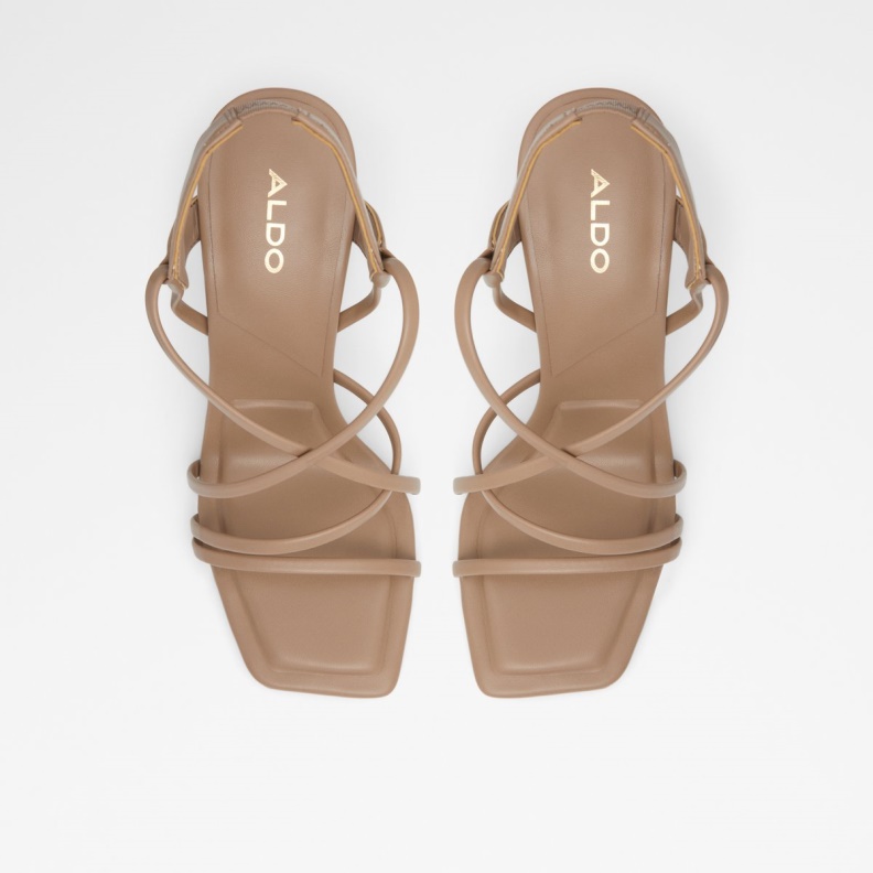 Fashion Gray Amilia Strappy Heeled Sandal Aldo