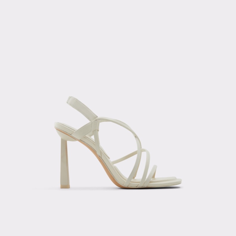 Fashion Aldo White Amilia Strappy High Heel Sandal