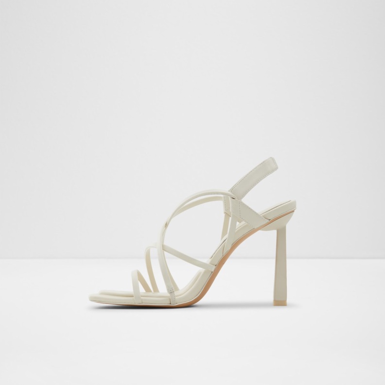 Fashion Aldo White Amilia Strappy High Heel Sandal