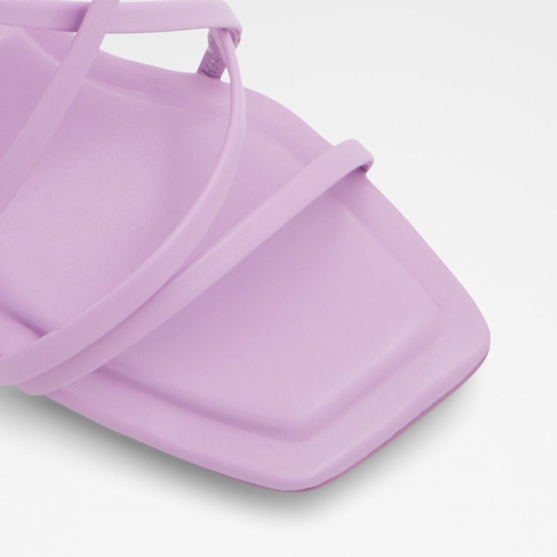 Aldo Amilia Strappy Heeled Sandal Bright Purple Fashion