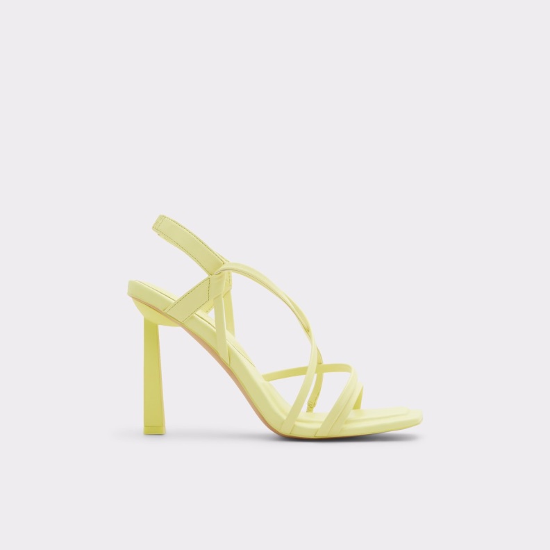 Light Yellow Amilia Strappy Heeled Sandal Fashion Aldo