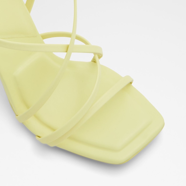Light Yellow Amilia Strappy Heeled Sandal Fashion Aldo