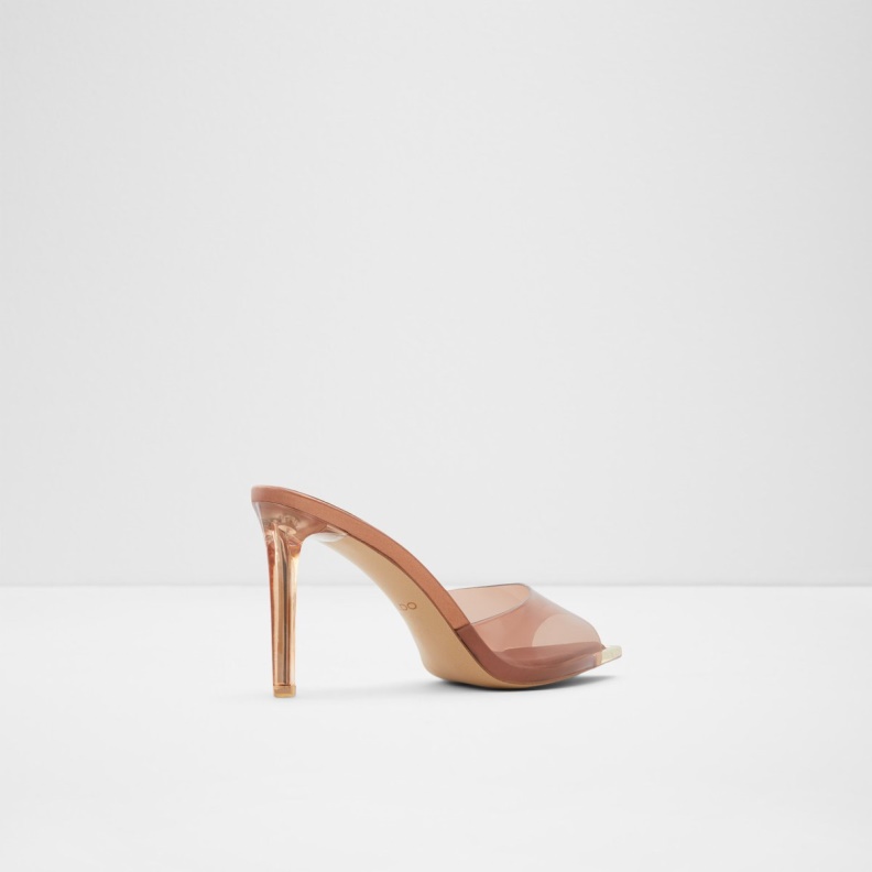 Sold Out Annabrilden High Heel Sandal Stiletto Heel Fashion Dark Beige Aldo