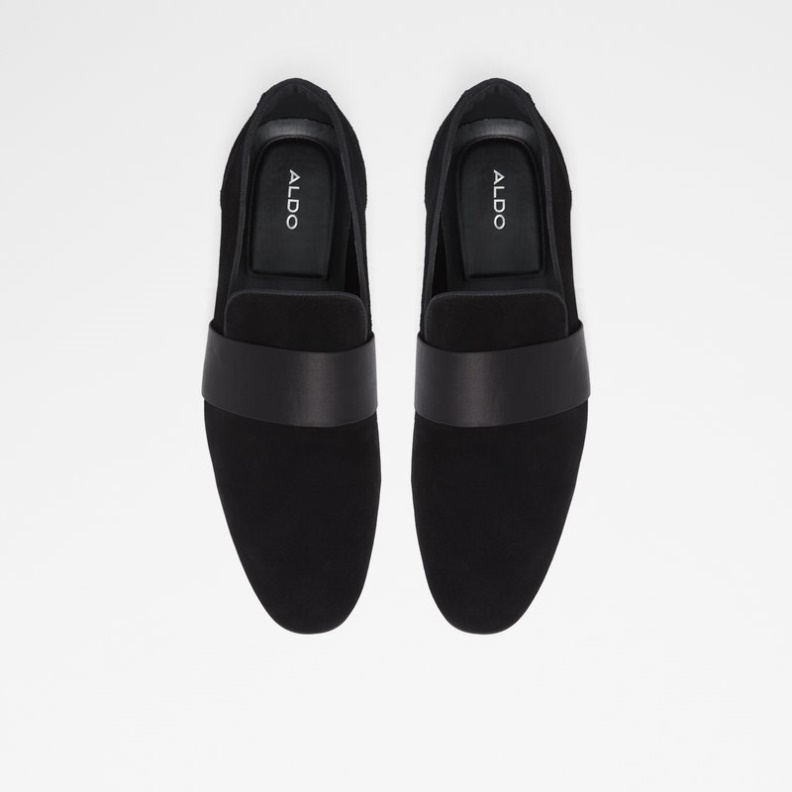 Fashion Aldo Schwarzes Leder Wildleder Asaria