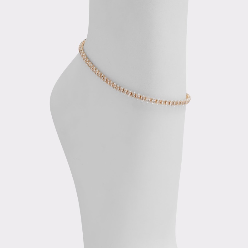 Fashion Gold-Clear Multi Asodith Anklet Aldo