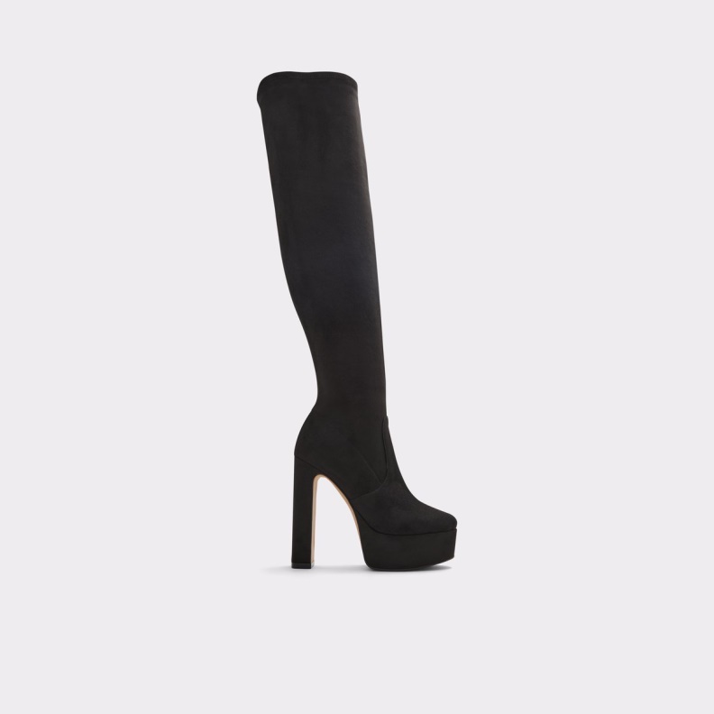 Aldo Black Fashion Astelawan Over-The-Knee Boot Platform