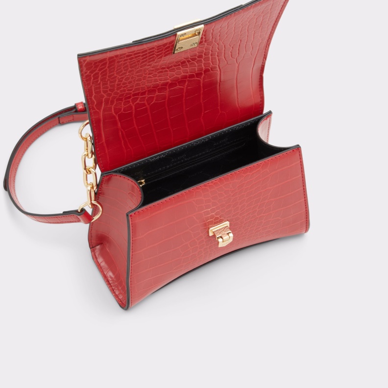 Aldo Fashion Red Attunga Top Handle Bag