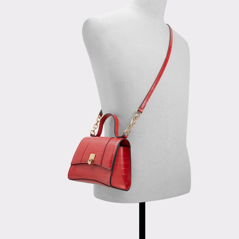 Aldo Fashion Red Attunga Top Handle Bag