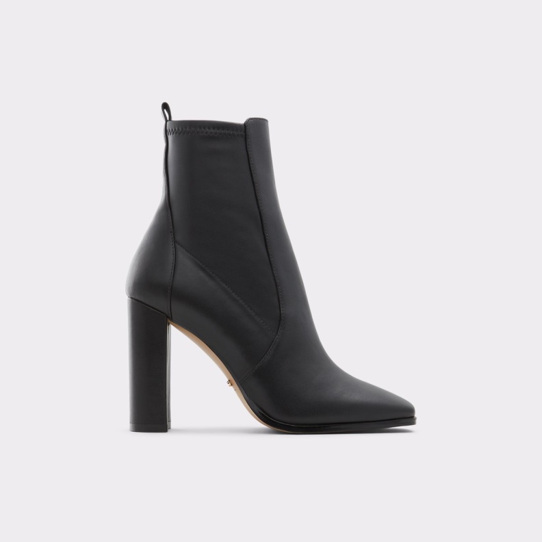 Black Synthetic Fashion Aldo Aurla Ankle Boot Block Heel