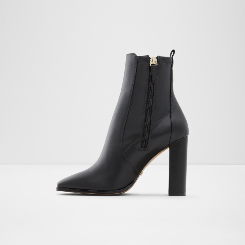 Black Synthetic Fashion Aldo Aurla Ankle Boot Block Heel