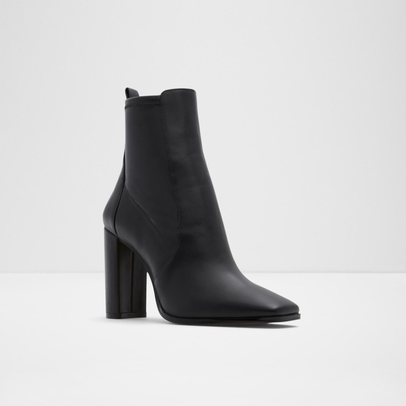 Black Synthetic Fashion Aldo Aurla Ankle Boot Block Heel