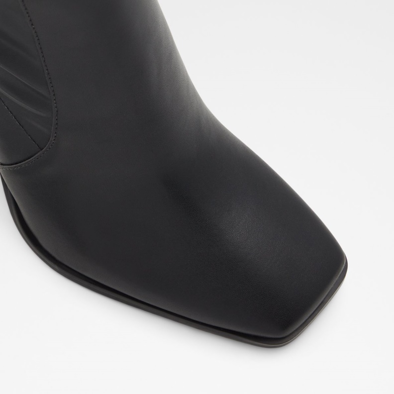 Black Synthetic Fashion Aldo Aurla Ankle Boot Block Heel