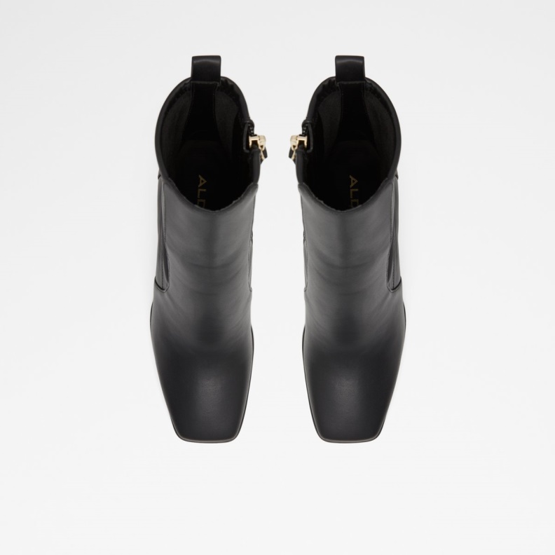 Black Synthetic Fashion Aldo Aurla Ankle Boot Block Heel