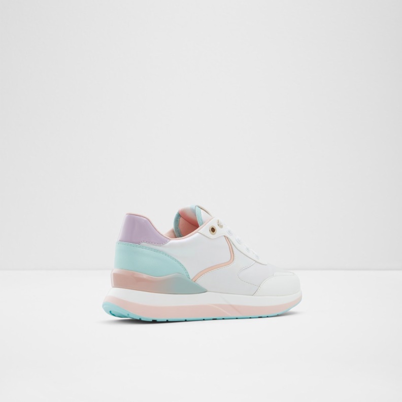 Pastel Multi Azurio Wedge Sneaker Jogger Sole Fashion Aldo