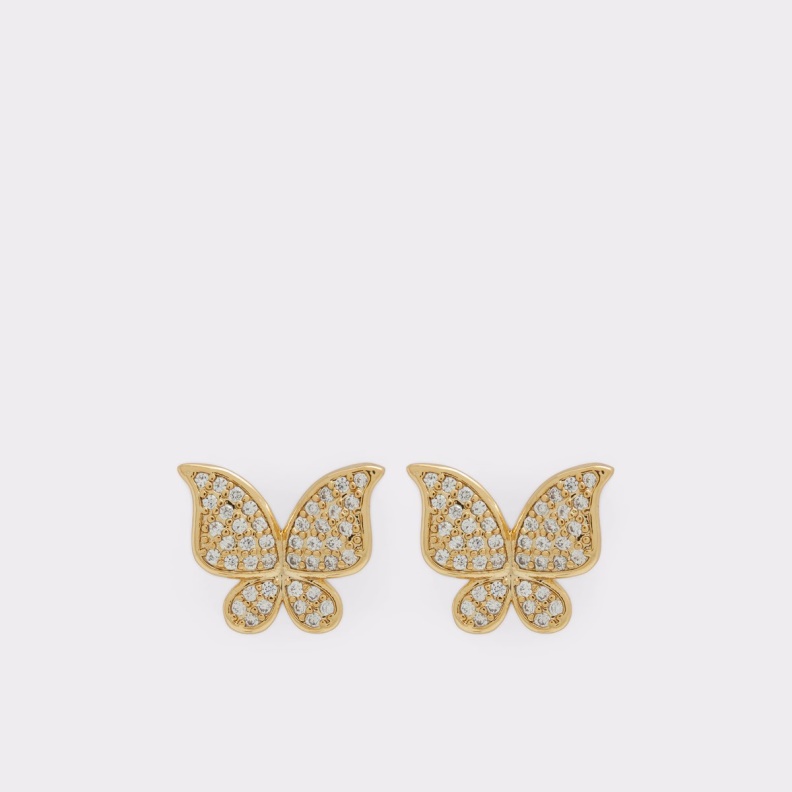 Gold-Clear Multi Last Chance Banenandra Stud Earrings Aldo Fashion