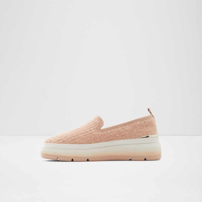 Fashion Aldo Banessi Slip On Flatform Bone