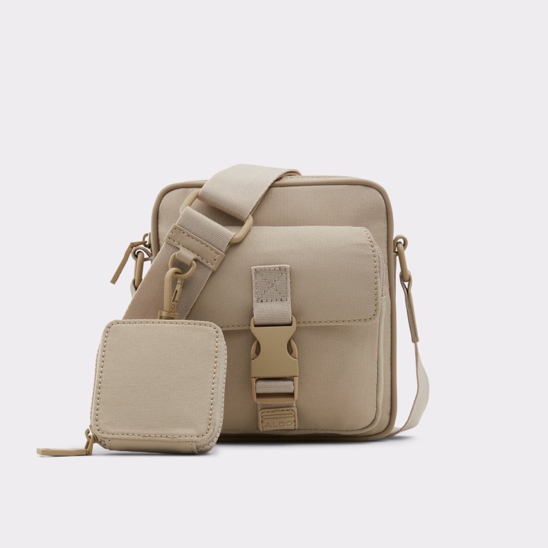 Aldo Fashion Medium Beige Basal Crossbody Bag
