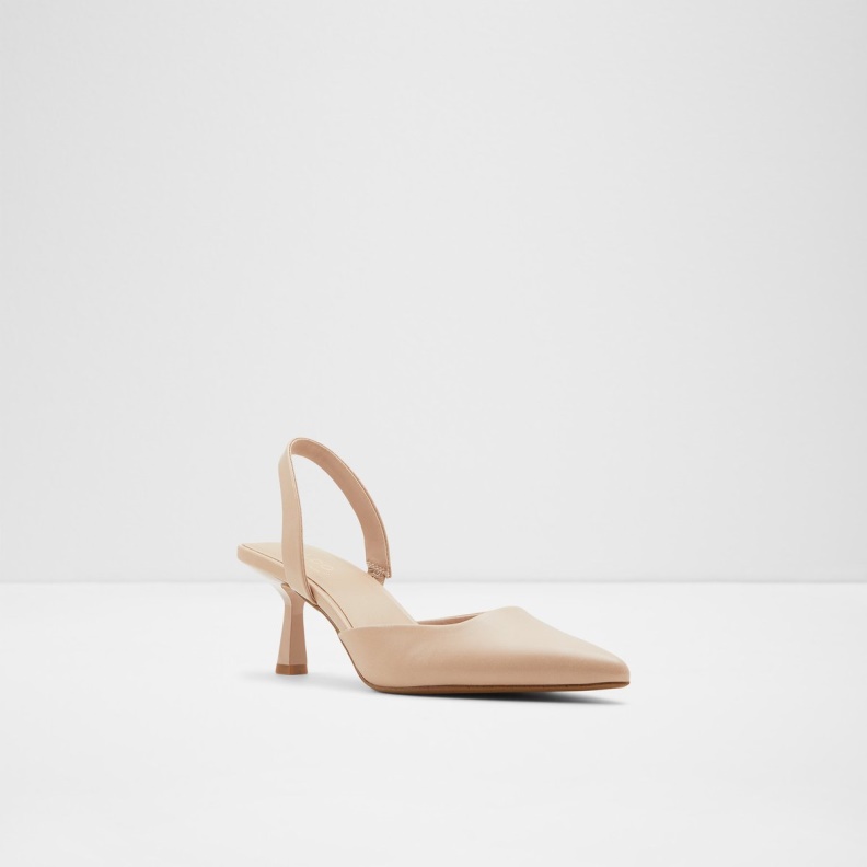 Fashion Aldo Basanti Sling Back High Heel Bone