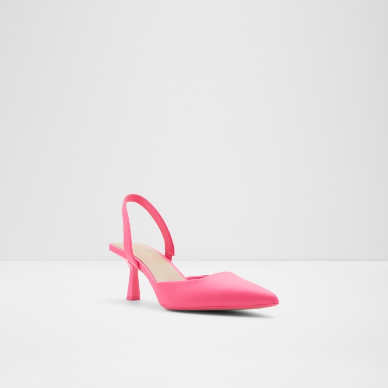 Aldo Fashion Basanti Sling Back High Heel Bright Pink