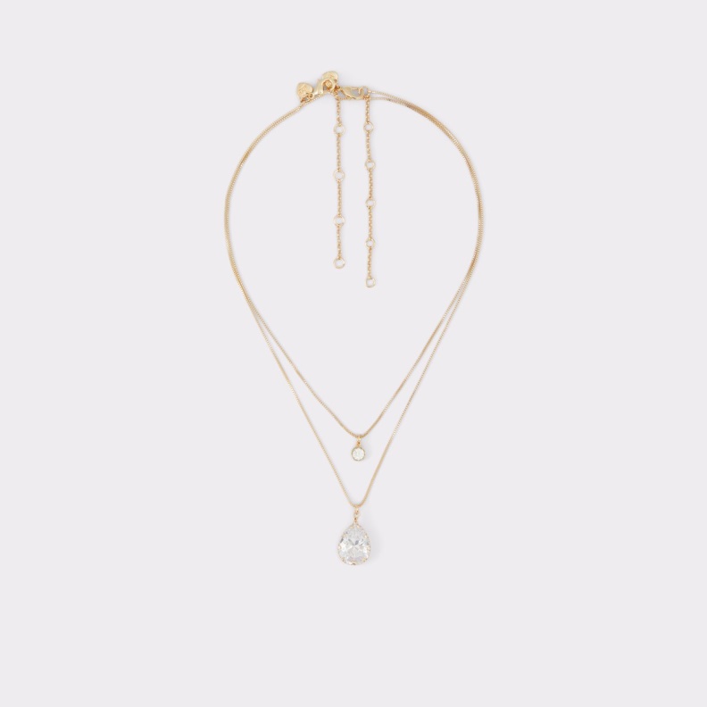 Gold-Clear Multi Beauceronee Necklace Fashion Aldo