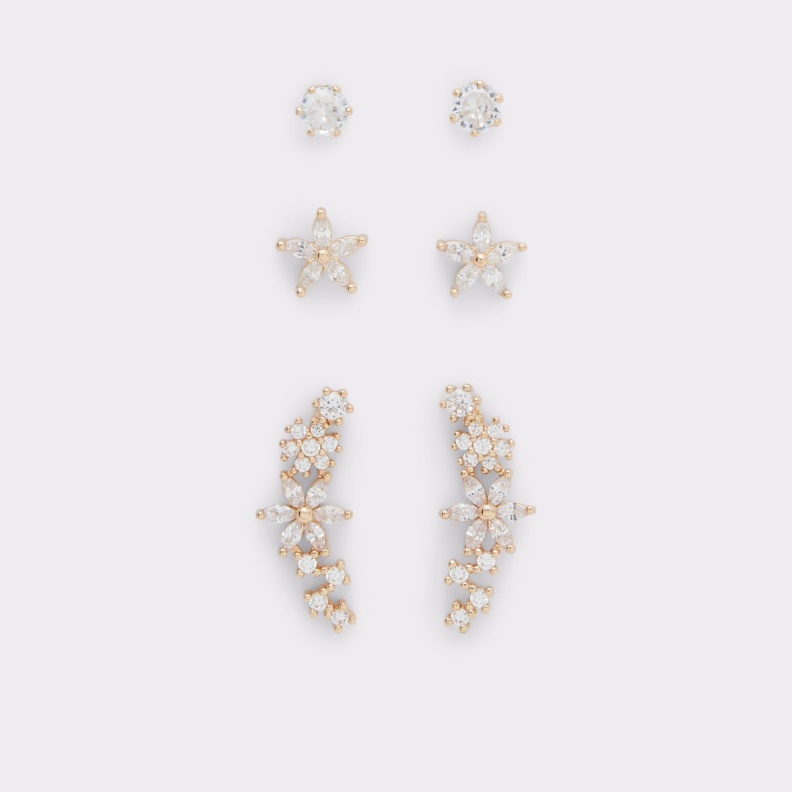Gold-Clear Multi New Arrival Benaclya Earrings Aldo Fashion