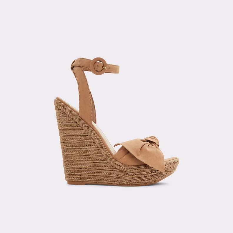 Besch Wedge Sandal Wedge Heel Aldo Fashion Brown