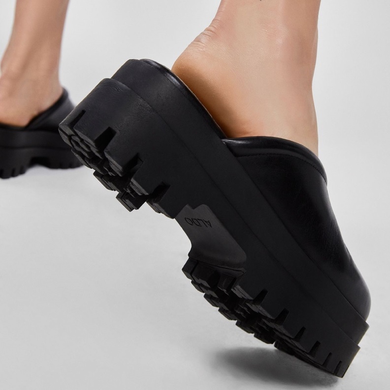 Fashion Biglease Platform Mule Lug Sole Aldo