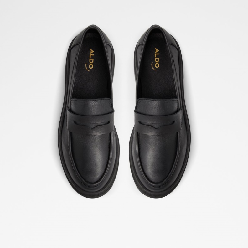 Fashion Black Biglect Loafer Lug Sole Aldo