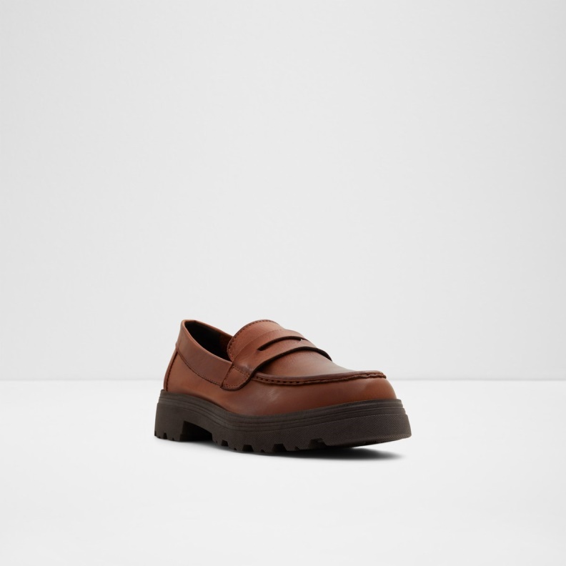 Brown Fashion Aldo Biglect Loafer Lug Sole