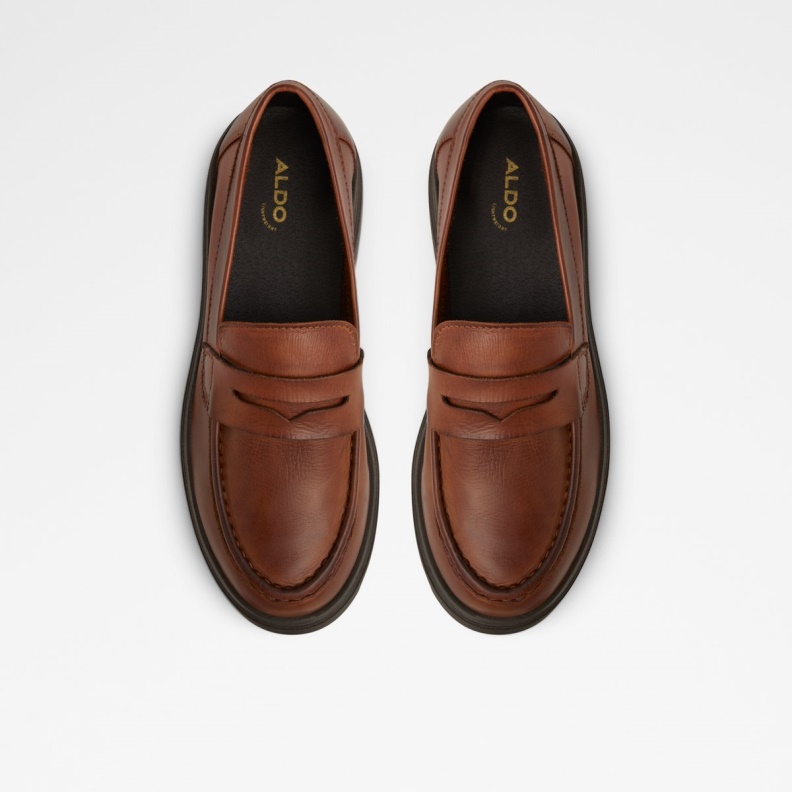 Brown Fashion Aldo Biglect Loafer Lug Sole