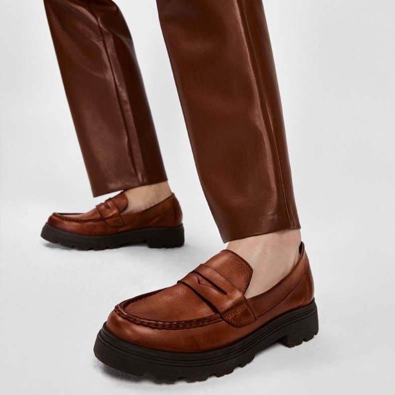 Brown Fashion Aldo Biglect Loafer Lug Sole