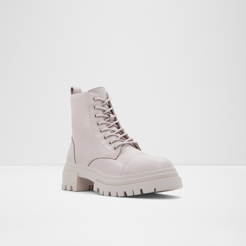 Fashion Aldo Bigmark Combat Boots Lug Sole Grey
