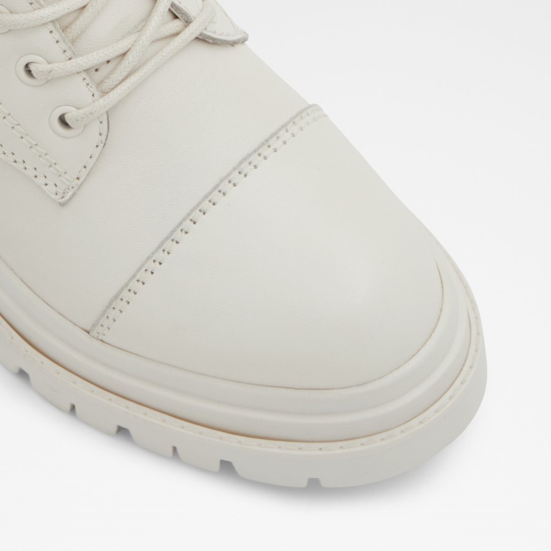 Fashion White New Arrival Bigmark Combat Boots Lug Sole Aldo