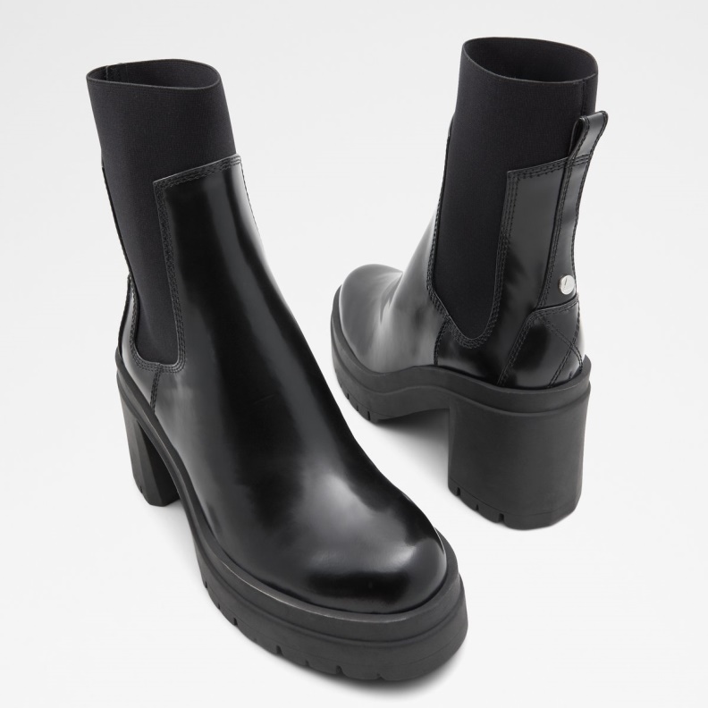 Bigmood Chelsea Boot Lug Sole Fashion Aldo Black
