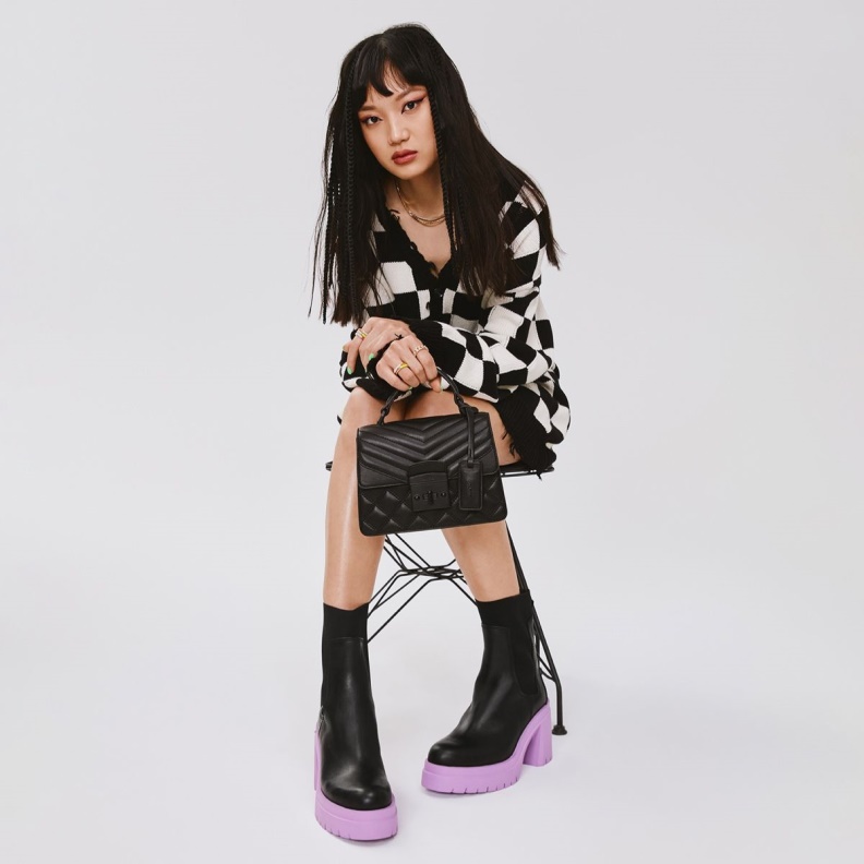 Bigmood Chelsea Boot Lug Sole Bright Purple Aldo Fashion