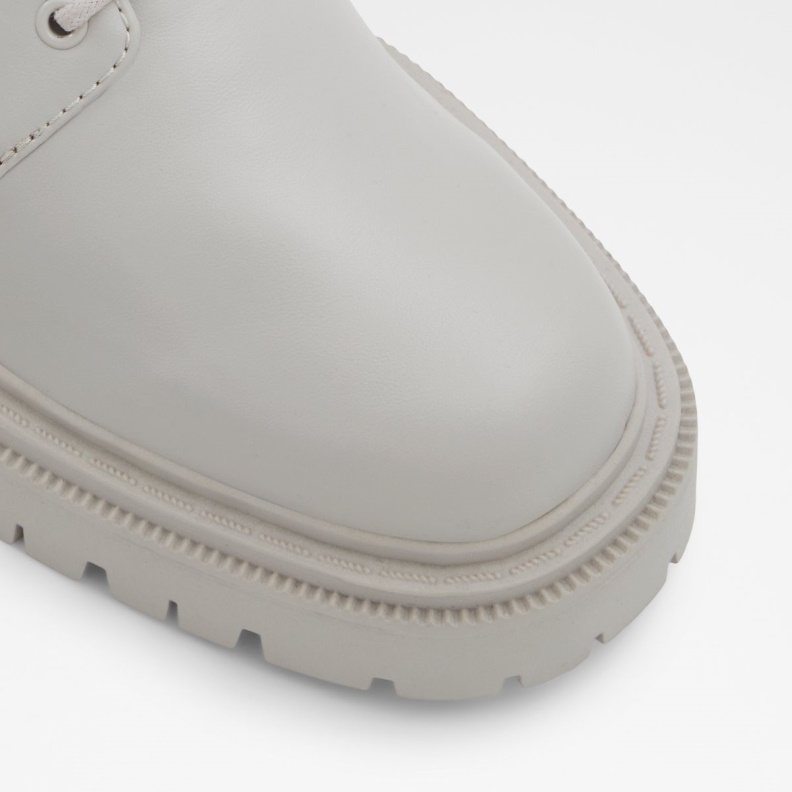 Fashion Aldo Bigmove Oxford Shoe Lug Sole Light Gray