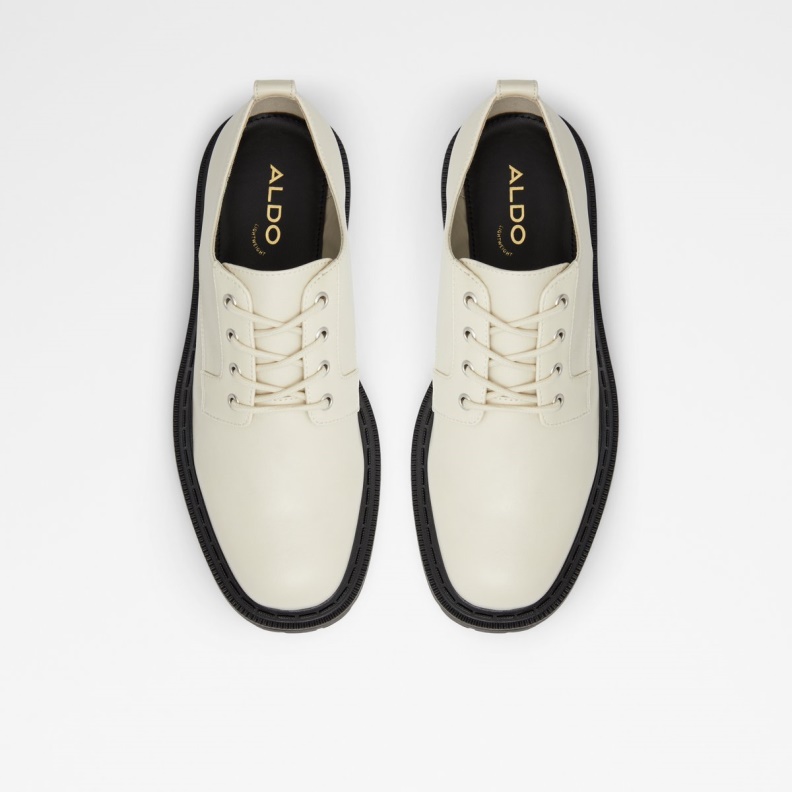 Fashion Aldo Bigmove Oxford Shoe Lug Sole White