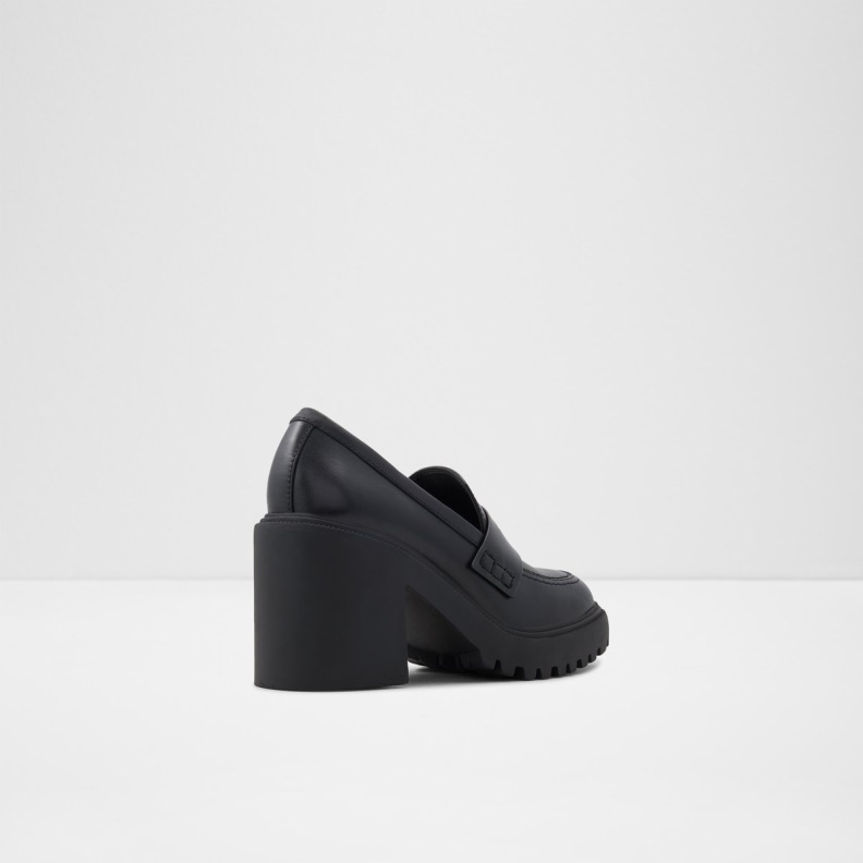 Aldo Fashion Black Bigstage Loafer Lug Sole