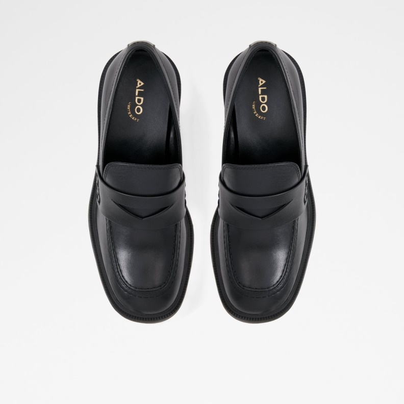 Aldo Fashion Black Bigstage Loafer Lug Sole