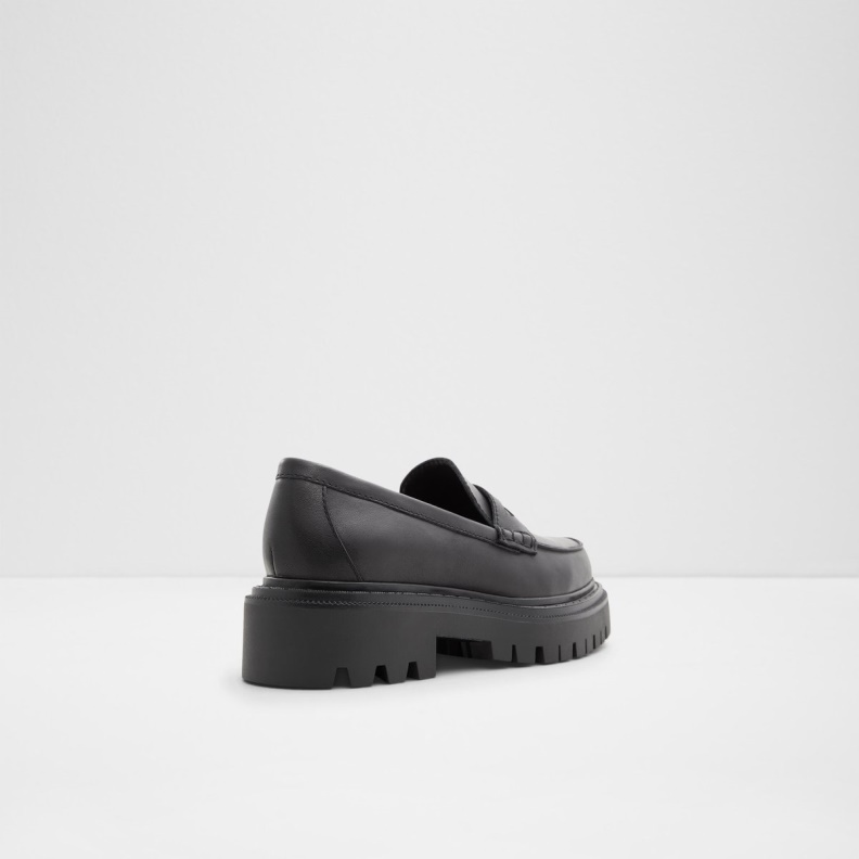 Aldo Fashion Bigstrut Loafer Lug Sole Black