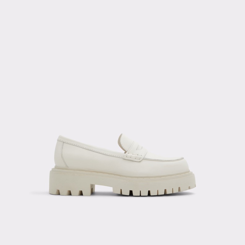 White Bigstrut Loafer Lug Sole Aldo Fashion