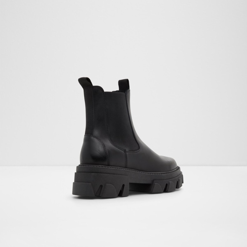 Aldo Bigtrek Chelsea Boot Lug Sole Black Fashion