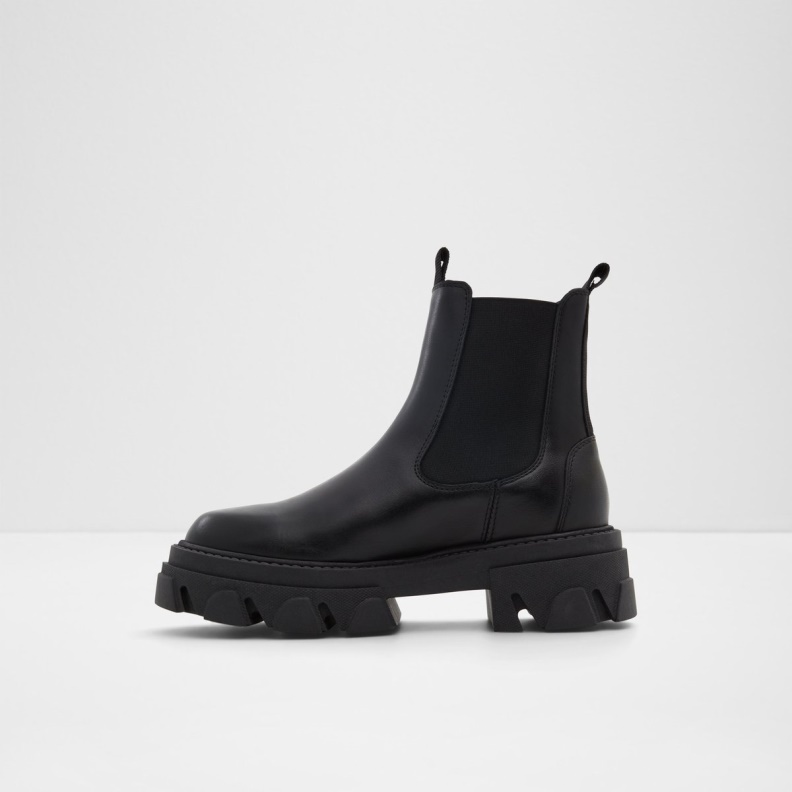 Aldo Bigtrek Chelsea Boot Lug Sole Black Fashion